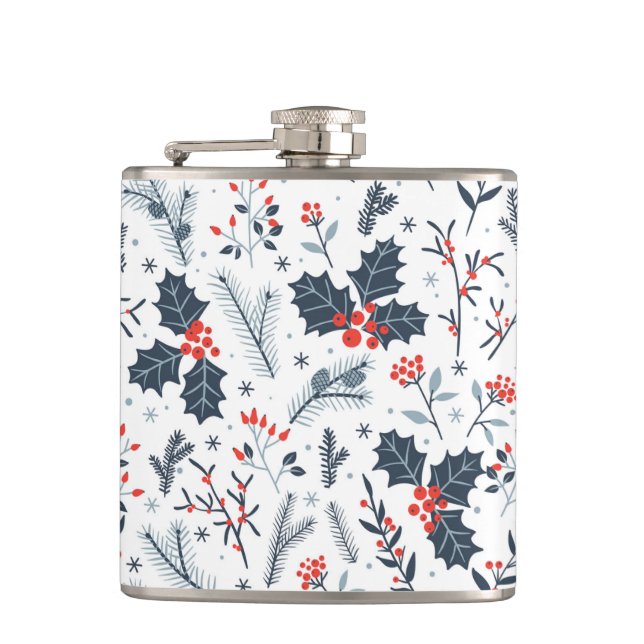 Winterflora Flachmann (Vorderseite)