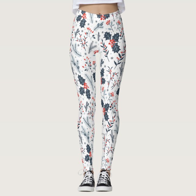 Winterflora Leggings (Vorderseite)