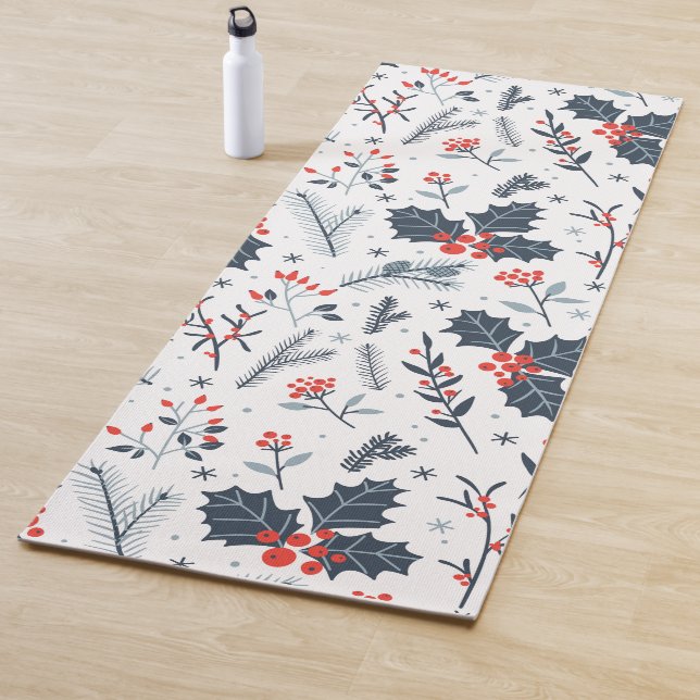 Winterflora Yogamatte (Beispiel)
