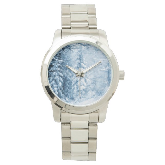 Winterflüster Armbanduhr (Vorderseite)