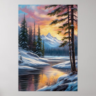 Winterflüster, eine Riverside Reverie Poster