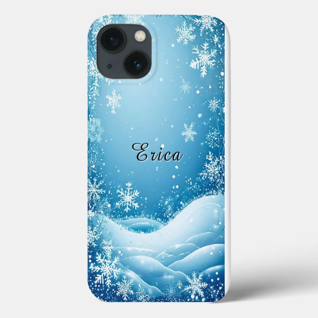 Winterfolien rund um die Szene Case-Mate iPhone Hülle (Rückseite)