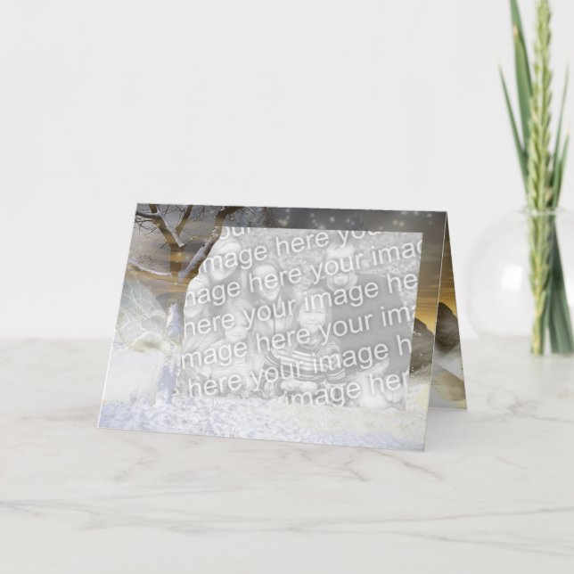 WinterFoto Karte (Vorderseite)