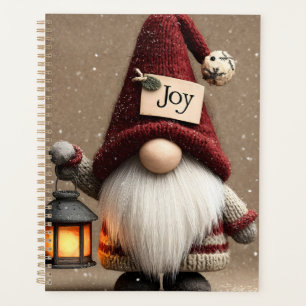 WINTERFREUDE: Süßer gestrickter Weihnachts-Gnom Planer