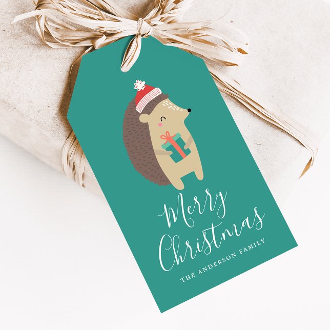 Winterfreunde | Igel Holiday Geschenkanhänger (Von Creator hochgeladen)