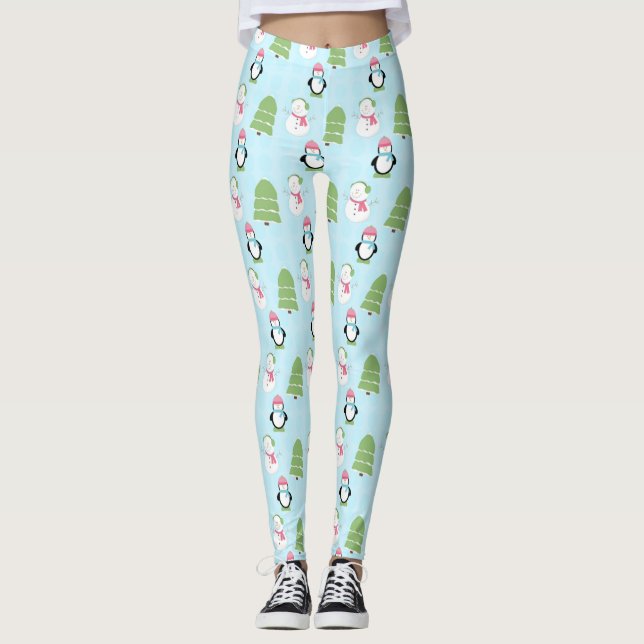 Winterfreunde Leggings (Vorderseite)