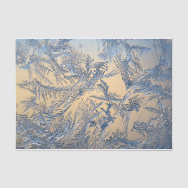 Winterfrost Seidenpapier (Vorderseite)