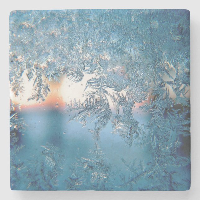 Winterfrost-Steinuntersetzer Steinuntersetzer (Vorderseite)