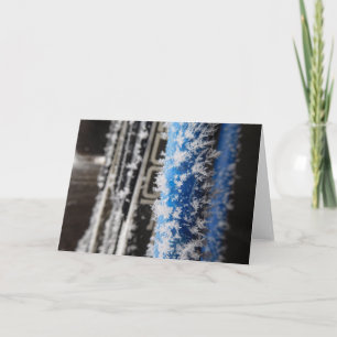 Winterfrostnotecard Karte
