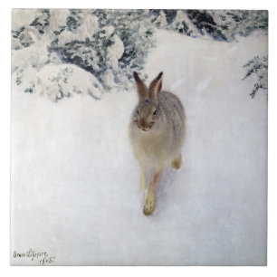 Wintergarten (Rabbit), Bruno Liljefors Fliese