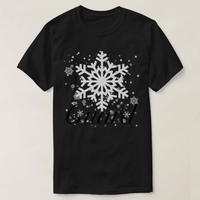 Wintergarten Snowflake-Farbschutz T-Shirt (Design vorne)