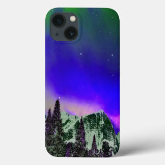Wintergebirge bei Nacht Case-Mate iPhone Hülle
