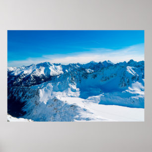 Wintergebirge in Tatra Berge Zakopane, Polen Poster