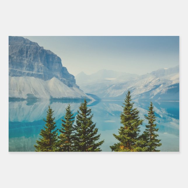 Wintergebirgsseen Geschenkpapier Set (Vorderseite)