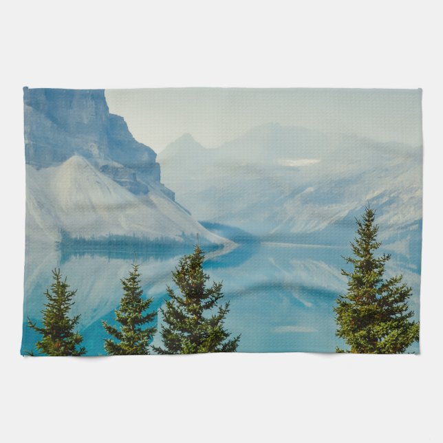 Wintergebirgsseen Geschirrtuch (Horizontal)