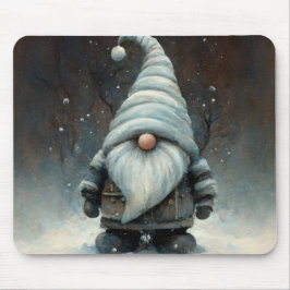 Wintergenom im Schneewald Mousepad