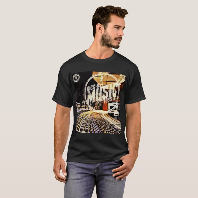 Wintergersteds-Musik Wurf-Oben Studio-T-Shirt T-Shirt (Vorne ganz)
