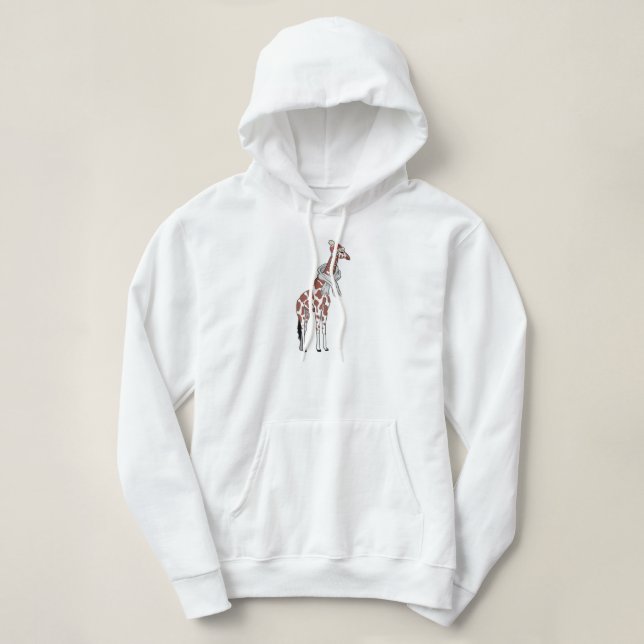 Wintergiraffe Hoodie (Design vorne)