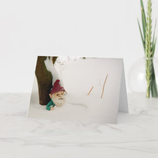 WinterGnome Feiertagskarte