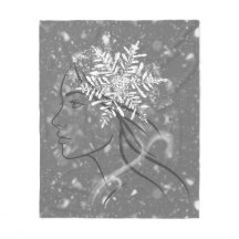 Wintergöttin – Weibliche saisonale Kunst