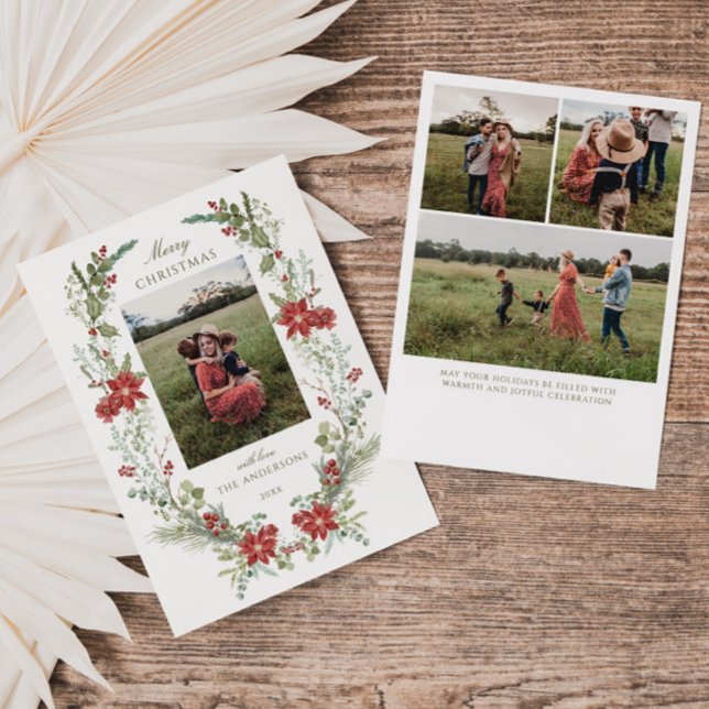 Wintergrün Feiertagskarte (Von Creator hochgeladen)