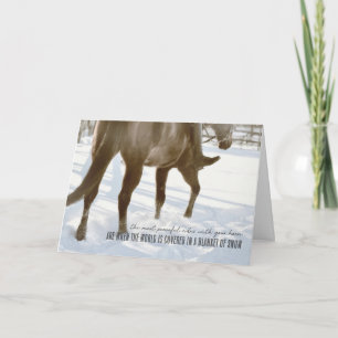 Wintergrußkarte Dankeskarte