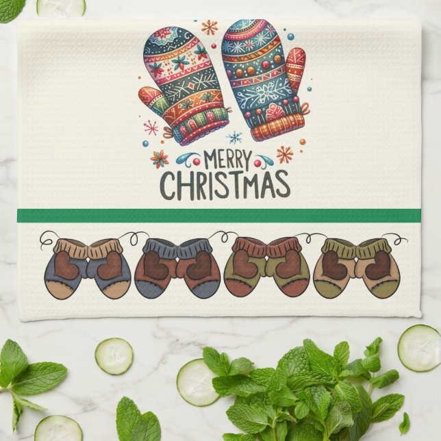 Winterhandschuhe  geschirrtuch (Gefaltet)