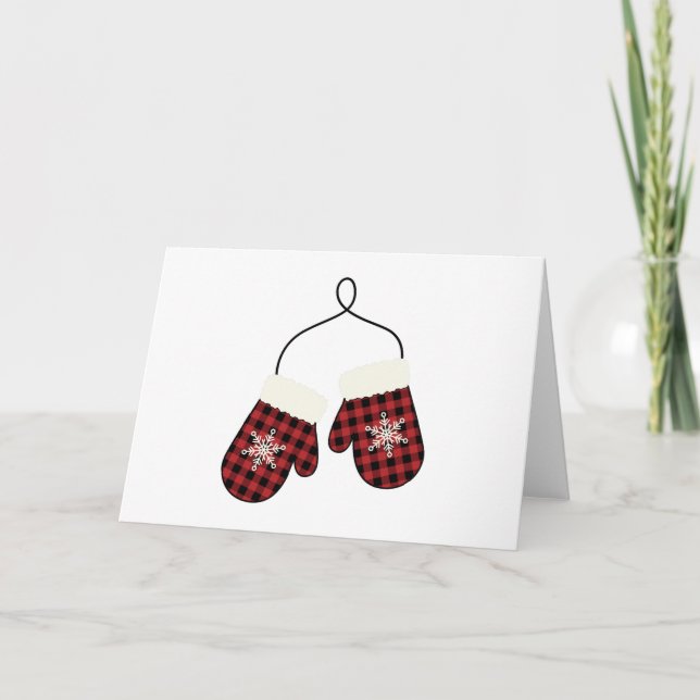Winterhandschuhe Karte (Vorderseite)