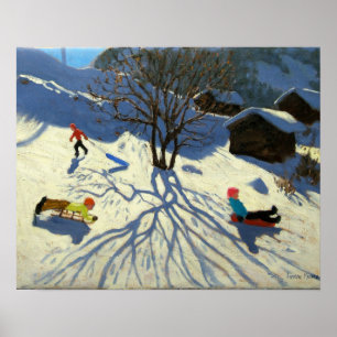 Winterhang Morzine Frankreich Poster