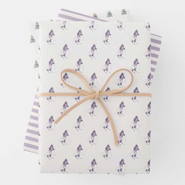 WINTERHÄNGE Ferien Geschenkpapier Set (Beispiel)