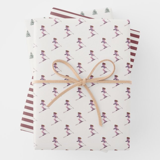 WINTERHÄNGE Ferien Geschenkpapier Set (Beispiel)