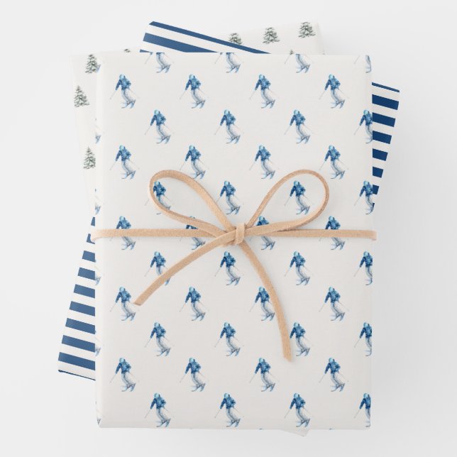 WINTERHÄNGE Ferien Geschenkpapier Set (Beispiel)