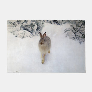 Winterhase (Kaninchen), Bruno Liljefors Fußmatte