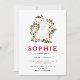 Winterhasen | Geburtstagspartei Einladung