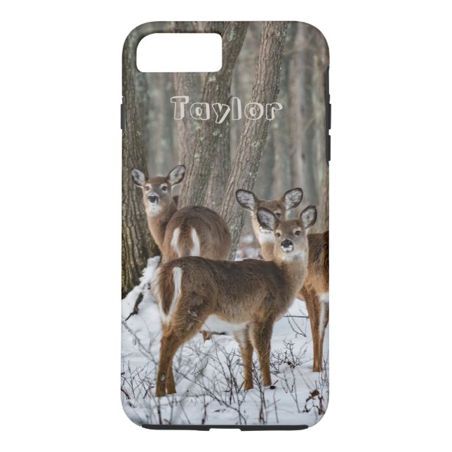 Winterhirsch Case-Mate iPhone Hülle (Rückseite)