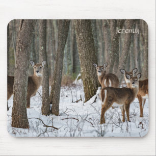 Winterhirsch Mousepad