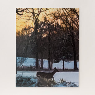 Winterhirsche 2