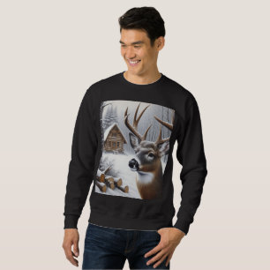 Winterhirsche/Buckkunst Sweatshirt