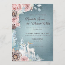 Winterhochzeit in trostfreiem Blau und Weideland