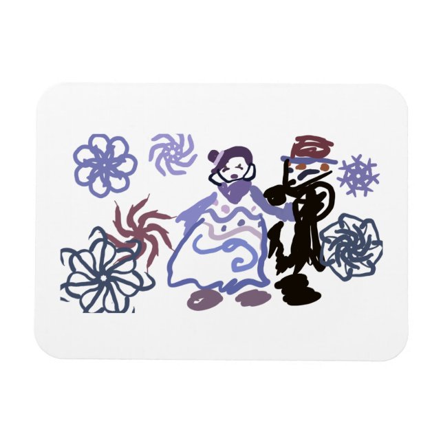 Winterhochzeit  magnet (Horizontal)