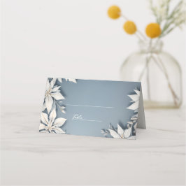 Winterhochzeit Platzkarte