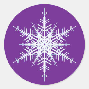 Winterhochzeitsticker Runder Aufkleber