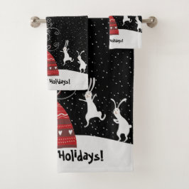 Winterhoppe Holidays Badetuch Set