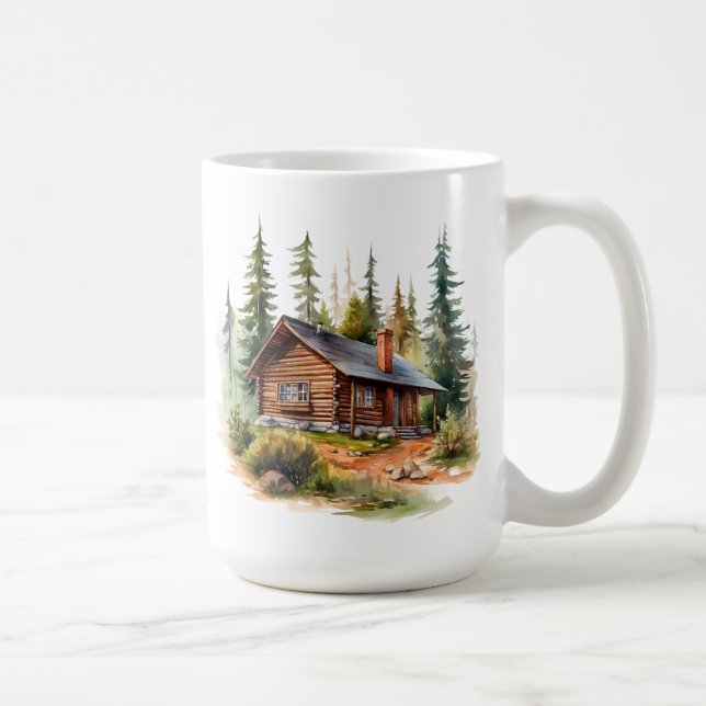 Winterhütte Tasse (Rechts)