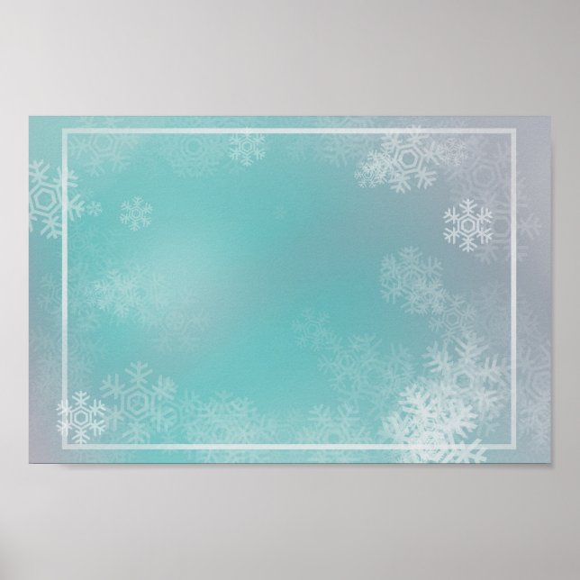 Winterinspiriert - Künstlerisch  Poster (Vorne)