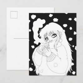 Winterkaffee Postkarte