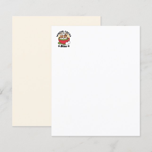 Winterkakaoglas - Niedlicher Hund im Design von Ta (Vorne/Hinten)