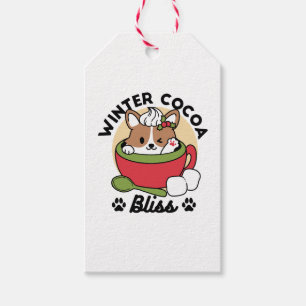 Winterkakaoglas - Niedlicher Hund im Design von Ta Geschenkanhänger
