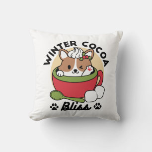Winterkakaoglas - Niedlicher Hund im Design von Ta Kissen