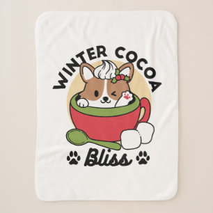 Winterkakaoglas - Niedlicher Hund im Design von Ta Sherpadecke